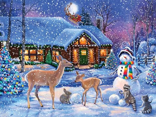 Ceaco - Glow in The Dark - Holiday Wonderland - 750 Teile Puzzle
