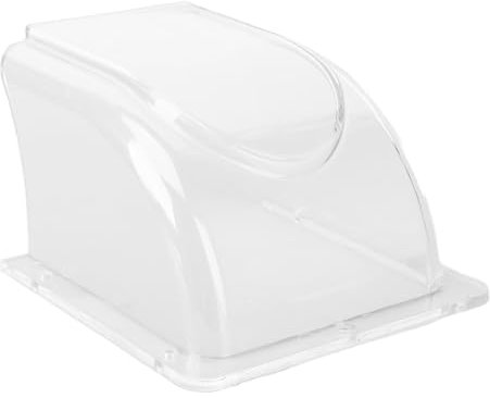 Long Service Life Plastic Doorbell Rain Cover Transparent Water Shield Durability Easy Installation for Attendance Machine, Home Outdoor Doorbell