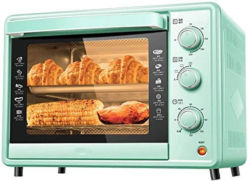 30L Mini Oven Adjustable Temperature Timing Four-Layer Baking Position Household Baking Multifunctional Automatic Electric Oven for Baking Cakes and Bread Mini Ovens Useful