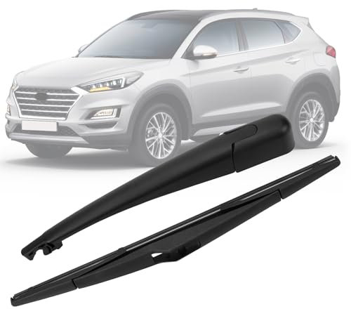Hinterer Scheibenwischerarm Kompatibel mit Hyundai Tucson 2013-2015 i30 PB 2008-2014, Heckscheibenwischer Heckwischerarm Auto Heckwischerblatt Blatt Kit Wasserdicht Heckscheibenwischerarm