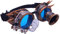 Ywmsfl Vintage Sterevunk Brille Brille Halloween Gesicht Neuheit Lustige Brille Cosplay Kostüm Punk Gotik Brille