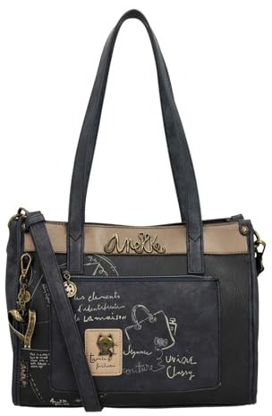 Anekke Umhängetasche Schultertasche Boutique Shoulder Bag Multicolor dunkelblau