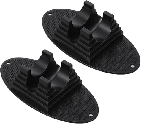 2 Stück Kunststoff Scooterständer für 95–120mm Räder Schwarz | Praktisches Parkzubehör, Hält den Roller Stabil, Passgenau, Hilfreich gegen Umkippen, für Scooter