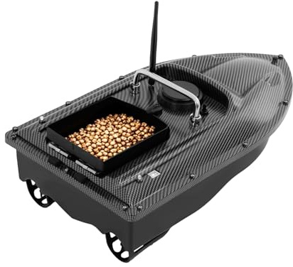 TAPMING Ferngesteuertes Angelboot,GPS-Smart-FischköDerboot,Futterboot mit Fernbedienung 500m/1640ft Reichweite, 1,5 kg Nutzlast, für Angeln, Fischfinder und Wassererkundung