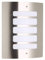 BRILLIANT Lampe Todd Außenwandleuchte edelstahl | 1x A60, E27, 60W, geeignet für Normallampen (nicht enthalten) | Skala A++ bis E | IP-Schutzart: 44 - spritzwassergeschützt, Silber