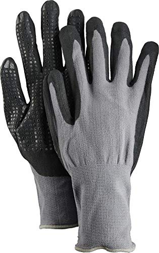 KCL GemoMech 665 665-9 Polyurethan Arbeitshandschuh Groeße (Handschuhe): 9, L EN 388 CAT II 1 Paar, Schwarz, Grau