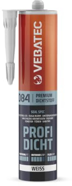 Vebatec Profidicht Dichtmasse weiss 290ml Dichten Klebstoff (3,72 € / 100ml)