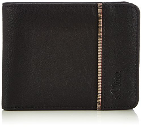 s.Oliver (Bags) 97.408.93.8752 97.408.93.8752 Herren Geldbörsen 13x10x2 cm (B x H x T), Schwarz (Schwarz 9999)