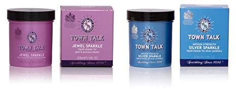 Town Talk Silver & Gold Jewellery Cleaner Bath Both 225ml