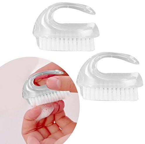 2 pack nail brush clear