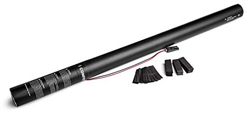 Konfetti Kanone 80cm schwarz, elektrisch