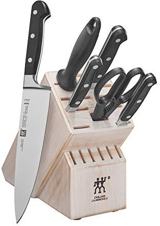 ZWILLING Professional S Messerblock-Set, 7-teilig, rustikales Weiß