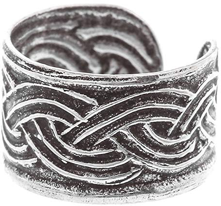 WINDALF Ohrklemme Haarschmuck NUADA 0.7 cm Celtic Ohrschmuck Vintage 925 Sterlingsilber