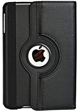 flyorigin Funda iPad Mini 3 Mini 2 Mini 1,7.9 , Funda de Cuero de PU de Primera Calidad multifunción para Soporte con rotación de 360 Grados, con función de Despertador automático+Stylus Pluma