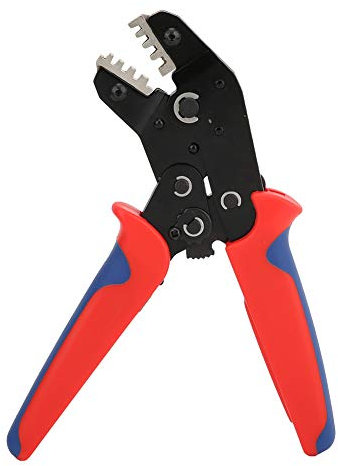 16–23 AWG Crimpzange Ratsche Crimper Crimpwerkzeug Terminals Crimper Crimpzange Kabelschuhzangenklemmen Crimpzange mit Ratschenfunktion für nicht isolierte Klemmen mit einem AWG von 0.25-1.5 mm²