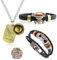 Zaky One P. Halskette Piraten Ruffy Strohhut Armband Anime Zoro Aufkleber Anzug tolles Geschenk für Anime-Fans 28 Stück