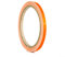 Auto Zierstreifen Orange Folie Folienstreifen Glänzend Autodekor Pinstripes Dekorstreifen Modellbau KFZ Wohnwagen Boot (8mm, Orange)