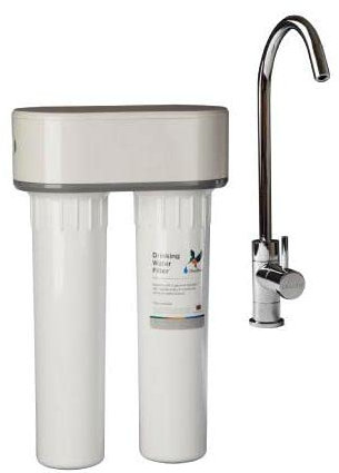 Purificateur d'eau Doulton duo-hip biotect anti fluor sous évier avec robinet eau pure