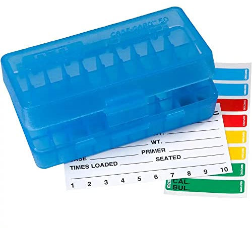 Jagdaktiv MTM Luger - Caja de munición con tapa abatible (calibre 380/9 mm, para 50 cartuchos)