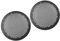 Partuto 2 Pcs 6 Universal Speaker Cover Mesh Subwoofer Grill - Plastic Black