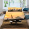 Kinder Bettwäsche Kämpfer F16 USA 135x200 cm 3teilig Jungen und Mädchen 100% Mikrofaser Sommer Weiche Winter Warm Bettbezüge 3D Flugzeug Bettbezug mit Kissenbezüge 80x80 cm
