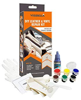 Leather Vinyl Repair Kit Glue Color Paste Car Repair Seat Clothing Boot Rrip fix Crack Cuts with 10Pcs Patch Sealers