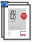 DEHA Design Bilderrahmen, 30 x 40 cm (2er Set), Aluminium, Grau matt, Fotorahmen zum Aufhängen im Hoch- & Querformat, bruchsicheres Kunstglas, Boston