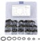 110PCS 8 Sizes Bonded Seal Washers, Crush Washer Oil Drain Plug Gasket Kit, Metal Automotive Car Engine Oil Drain Plug Sealing Washers Rubber Gasket O Ring M6 M8 M10 M12 M14 M16 M18 M20