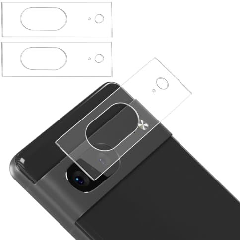 Teenrpov 3 Stück Kameraschutz Schutzfolie - Kompatibel mit Google Pixel 7, Panzer Schutz Glas, 3D Glas Schutzfolie, 9H / Kratzfest für Google Pixel 7 Camera Protector