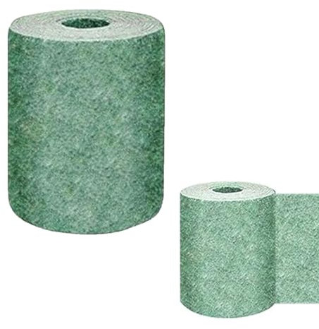 Biologisch abbaubare Grassamenmatte 7,9 Zoll x 32,8 Fuß Grassamenrolle Vlies -Grassamen Matte, Pflanzenwachstum, Wärmeisolierung, Feuchtigkeitsreparatur für Rasenreparatur, keine Samen, Rasendünger
