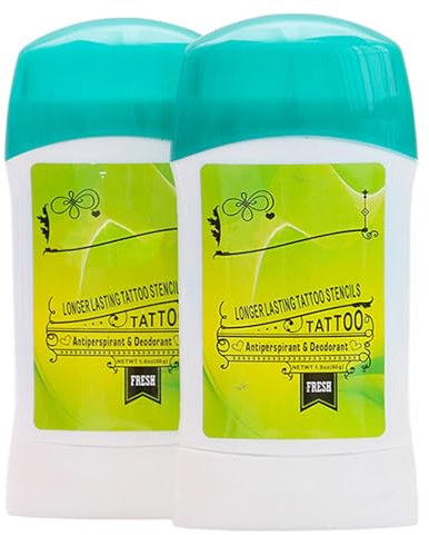 FONPOO 2 Flaschen Tattoo Transfer Creme, 51g Tattoo Transfer Gel Stencil Gel Beste Wirkung für Temporäre Tattoos - Perfekt für Körperkunst-Make-up auf Handgelenk, Bein, Rücken, Arm