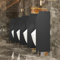 CHBGLNTY Urinal-Schallwand, Urinalbrett, Urinal-Trennwand mit Edelstahlbeschlägen, Urinal-Bildschirm, Wandtrennwand, öffentliche Toiletten-Trennwand, Urinal-Sichtschutz für Büro/Supermarkt/Einkaufsze