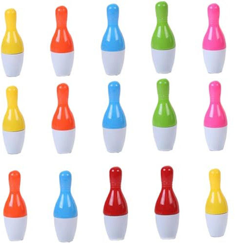 Veesper 15pcs Bowling Party bevorzugt Bowling Retactractable-Kugelschreiber mit 0,5 mm Nachfüllstiften für das Journaling, Notizing, Skizzieren und Unterschriften.