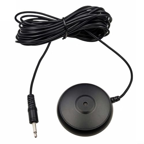 Emiif 3.5mm Desktop Measurement Microphone for Audio Calibration, Precise Speaker Output Adjustment for 150+ Receiver Models Enhance Home Theater Experience