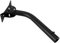 Hemobllo Roof Bracket J Pole Mount Thermometer Pole for Weather Station Mounts Radio Stations Gauge Signal Antenna Mount Barometer Outdoor Base Bracket for Fireplace Fan Rack Black Metal