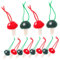 HOLIDYOYO Realistische Pilz-Ornamente Aus Filz – 12er-Pack Für Weihnachtsbaumschmuck
