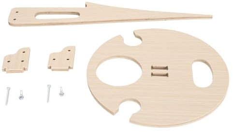 Fdit Outdoor Tragbarer Weinregal, Klapppicknicktisch Camping Weinglashalter, Fester Holztisch für den Rasen von Garten Beach