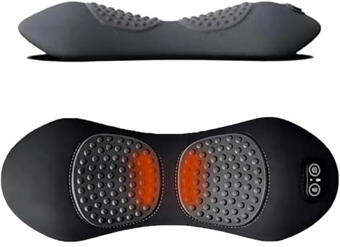 3 in 1 Back Therapy, 3 in 1 Back Massager with Traction, Vibration, and Heating Functions, Core Relief 3-in-1 at Home Backs Therapy, Therapy for the Waist, Neck, and Shoulders (B)