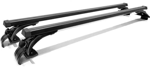 Fahrradträger 2 Stück Querträger-Dachgepäckträger aus Aluminium für Toyota für Yaris 2005-2012 Dachboxen