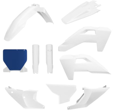 POLISPORT 91664 - Komplettes Plastik-Kit für HUSQVARNA TC/FC 25' - mit perfekter Passform und OEM-Qualität für Offroad-Einsatz, Farbe OEM 26'