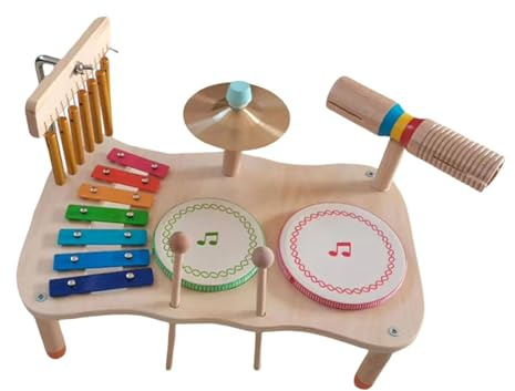 LRXFPIYF -Schlagzeug, Musikspielzeug aus, Vorschulerziehung, Musikinstrumente aus, Xylophon-Schlagzeugset, Geschenkidee für