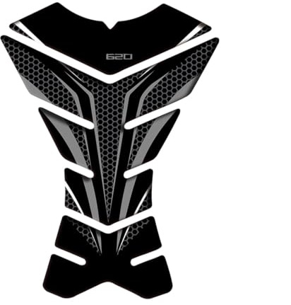 Adesivo Moto Protezione Emblema Pad Serbatoio Decalcomania Fishbone Per Ducati Per MONSTER 620 MTS grafica serbatoio | 29 Titanium