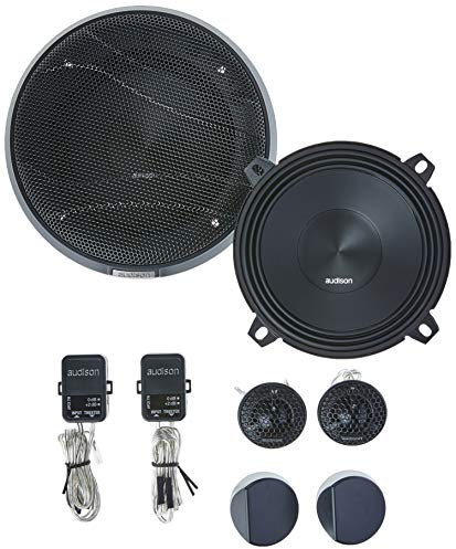 Audison APK 130 – 130-mm 2-Wege-Komponentensystem mit Zellulosefaser-Tieftöner und 26-mm-Kalottenhochtöner, OEM-freundlich, 75W RMS @ 4 Ω