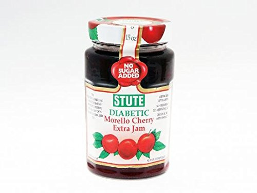 Stute Morello Cherry Extra Jam 430g (Pack of 2)