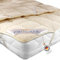 PROCAVE weiches Unterbett mit Lammflor und Schurwolle, hochwertige Matratzen-Topper, Matratzen-Schoner mit 4 Eckgummis, Matratzen-Auflage 160x200 cm