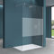 Mai & Mai Duschwand für Dusche Duschabtrennung 90x200cm Walk-In Dusche ESG-Sicherheitsglas 8mm NANO Glas BRAM3 Bremen1MS