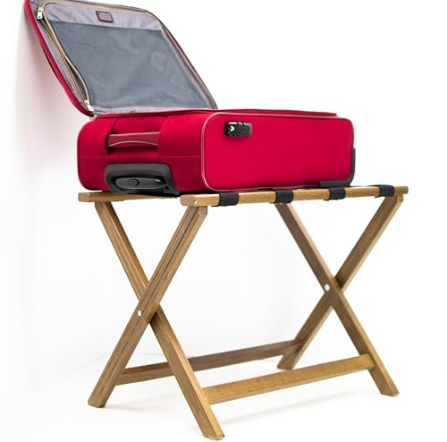 ZStyle Porte valises en bois pour chambre lit ameublement, en hêtre, pour hôtel