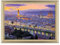 Bild auf Leinwand Canvas – Gerahmt – fertig zum Aufhängen – Florenz – Toskana – Fluss Arno Dimensione: 70x100cm E - Colore Legno Naturale Design