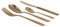 Bruno Evrard Couverts de Table en INOX 18/10 Couleur cuivre Mat 24 pièces - Eleven Sahara