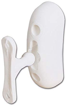 pro-Styling 1621 - Fermaporta per roulotte, roulotte, caravan, barca, 2 pezzi, colore: Bianco